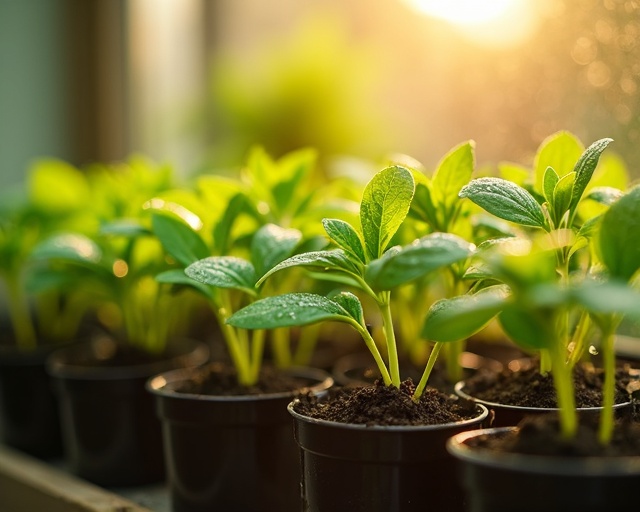 Tending seedlings daily
